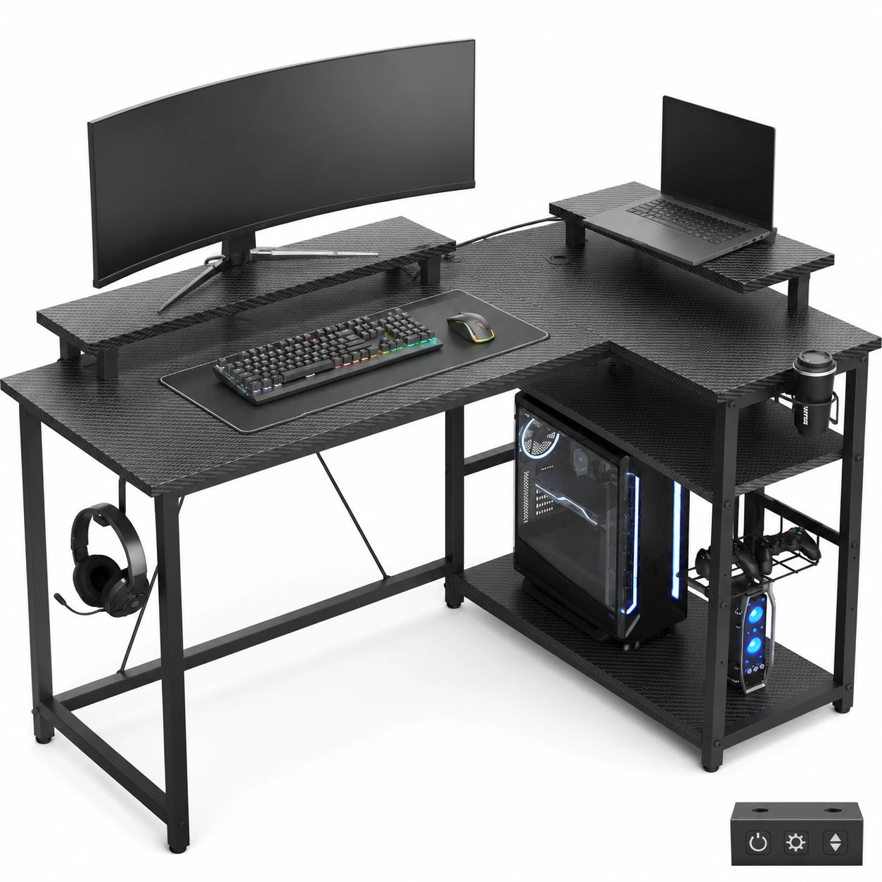 bureau-d-angle-gaming-avec-support-d-ecran-double-et-led-yhmsbl4154ow
